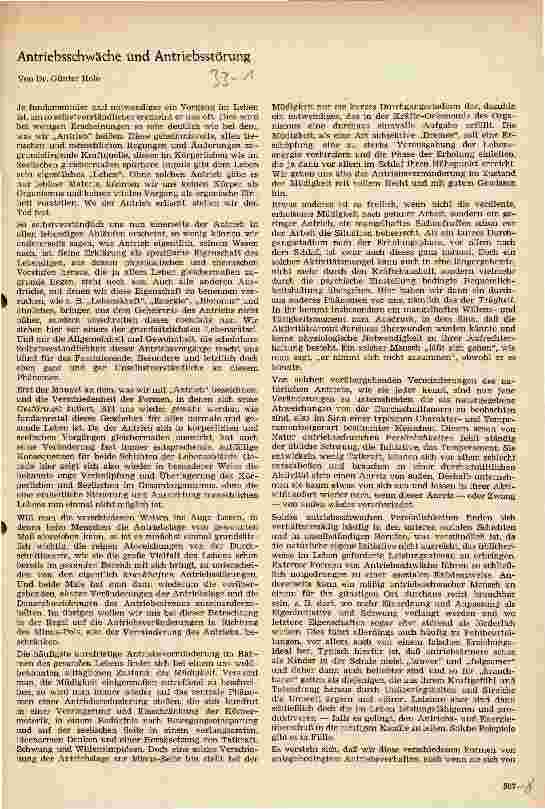 Vorschauseite 1: Antriebsschwäche und Antriebsstörung