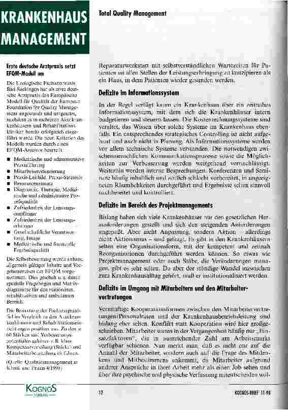 Vorschauseite 2: Checkliste zu Defiziten und Schwächen