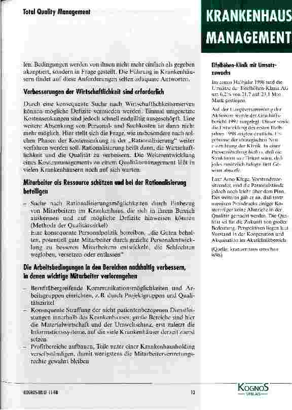 Vorschauseite 3: Checkliste zu Defiziten und Schwächen
