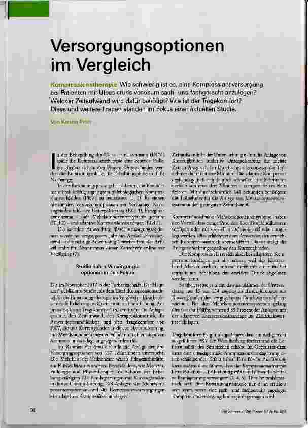 Vorschauseite 1: Versorgungsoptionen im Vergleich