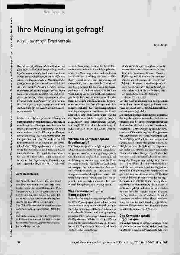 Vorschauseite 1: Ihre Meinung ist gefragt!