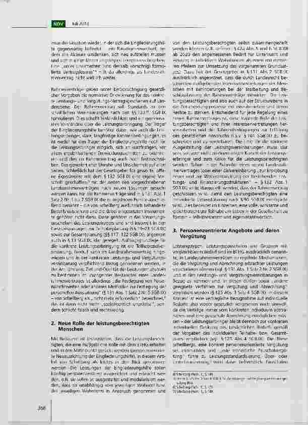 Vorschauseite 2: Zur Gestaltung von Landesrahmenverträgen, Leistungsund Vergütungsvereinbarungen, Rahmenund Zielvereinbarungen gemäß Bundesteilhabegesetz