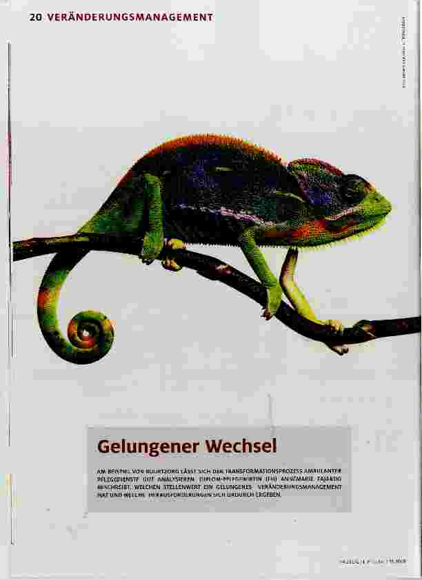Vorschauseite 1: Gelungener Wechsel