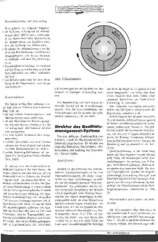 Vorschauseite 3: Motivation und Qualität!? ISO-Normen und Total Quality Management (TQM) auch für Schulen?