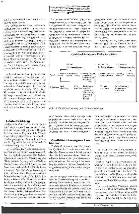 Vorschauseite 5: Motivation und Qualität!? ISO-Normen und Total Quality Management (TQM) auch für Schulen?