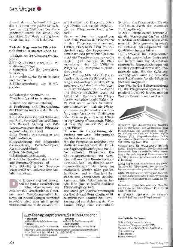 Vorschauseite 5: Sicherheit für Pflegende durch Schaffung einer Pflegekammer