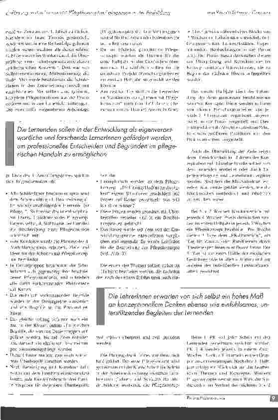 Vorschauseite 6: Einführung in das Lernen von Pflegekonzepten/-diagnosen in der Ausbildung