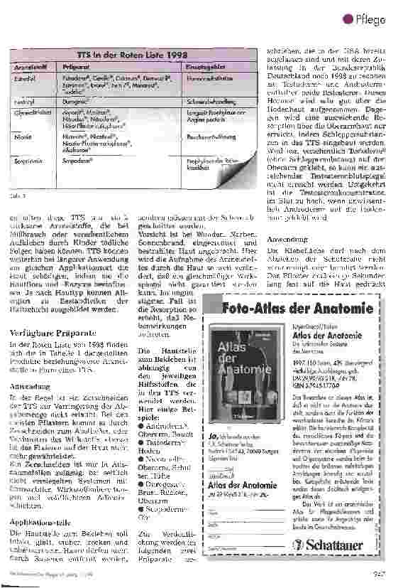 Vorschauseite 2: Erklärungsbedürftige Applikationsformen Teil 1: Das Transdermale Therapeutische System (TTS)