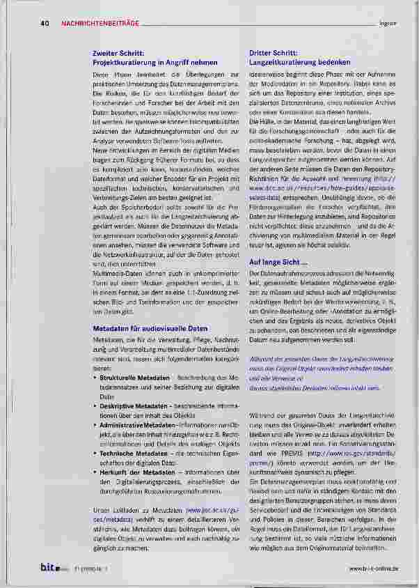 Vorschauseite 5: Audiovisuelle Forschungsdaten