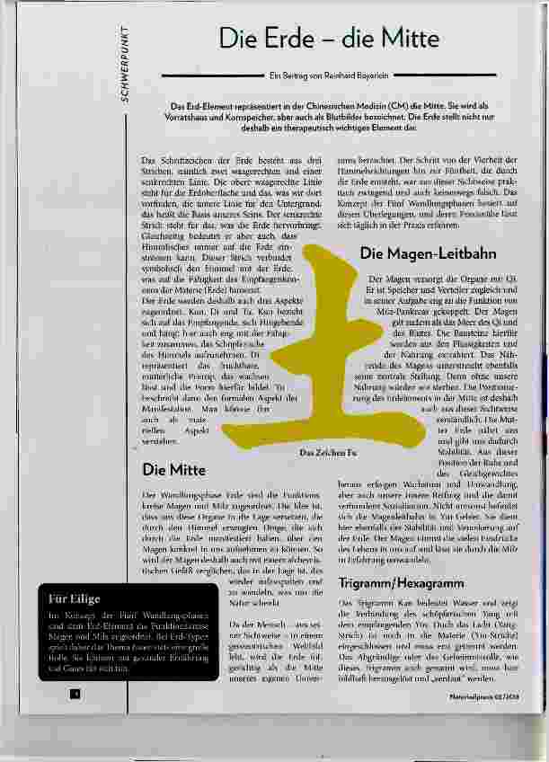 Vorschauseite 1: Die Erde - die Mitte