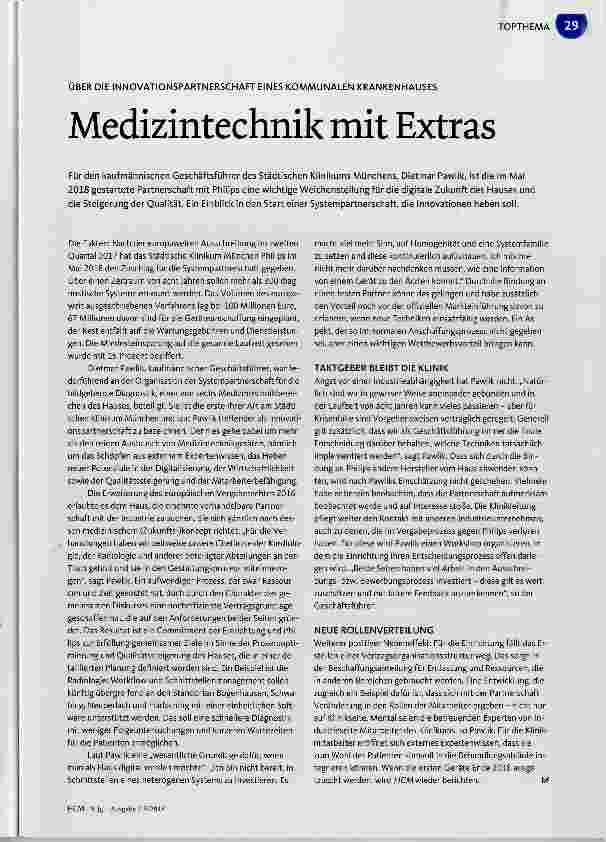Vorschauseite 1: Medizintechnik mit Extras