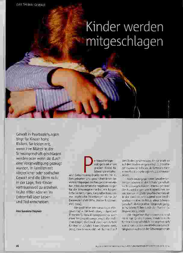 Vorschauseite 1: Kinder werden mitgeschlagen