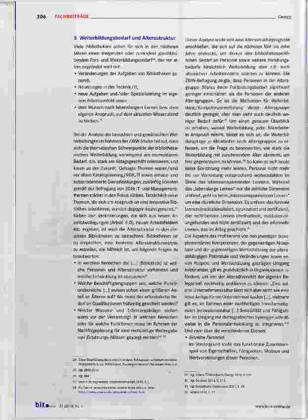 Vorschauseite 5: Innovationsorientierte Personalentwicklung Bibliotheken auf dem Weg zum Kompetenzmodell?