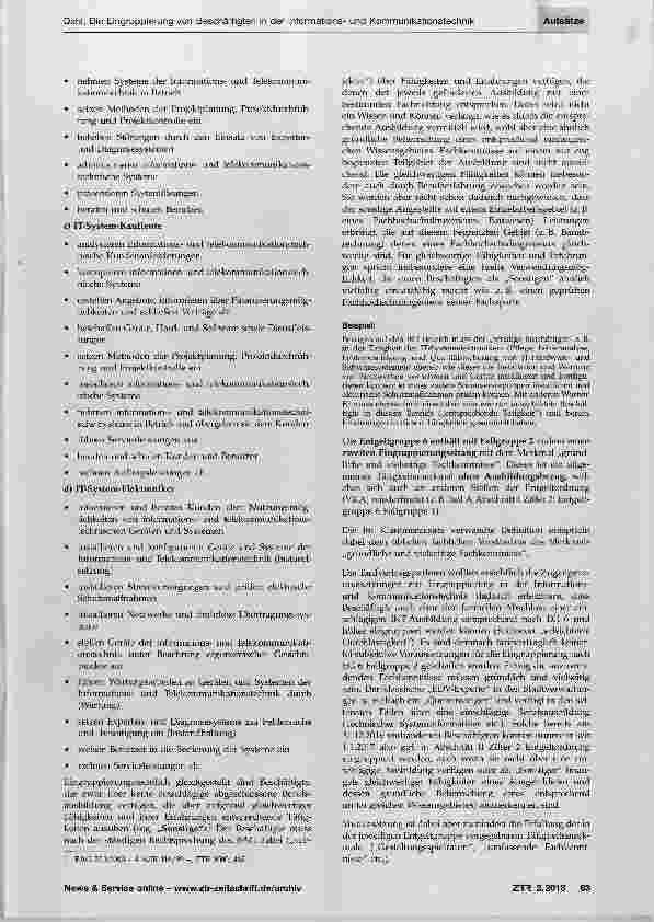 Vorschauseite 5: Die Eingruppierung von Beschäftigten in der Informationsund Kommunikationstechnik im Rahmen der Neuen Entgeltordnung VKA ab 1. 1. 2017
