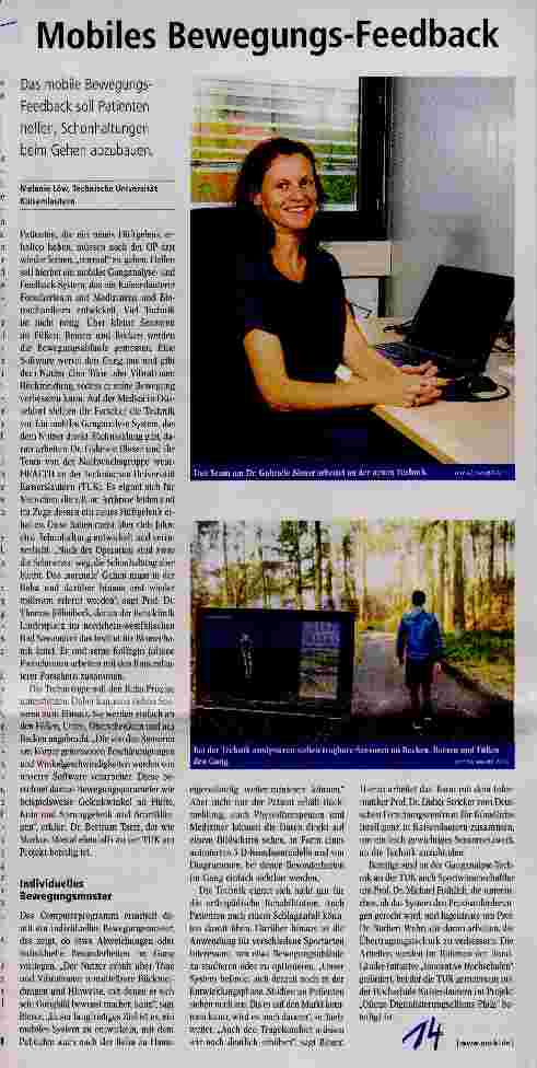 Vorschauseite 1: Mobiles Bewegungs-Feedback