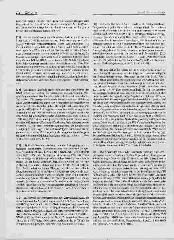 Vorschauseite 4: Prüfung der Zweckmäßigkeit einer Ausschreibung gemäß § 127 Abs. 1 Satz 1 und Satz 6 SGB V durch die Vergabeinstanzen und die Sozialgerichtsbarkeit