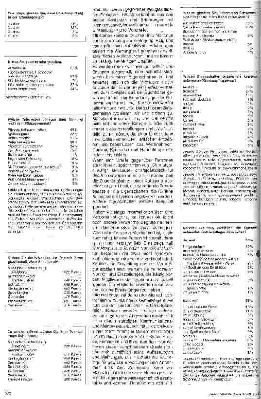 Vorschauseite 2: Das Bild der Krankenpflege in der Öffentlichkeit 1. Teil