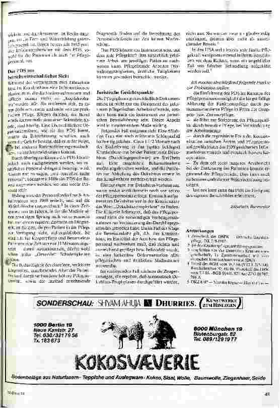 Vorschauseite 2: Das Pflegedokumentationssystem Ein Plädoyer