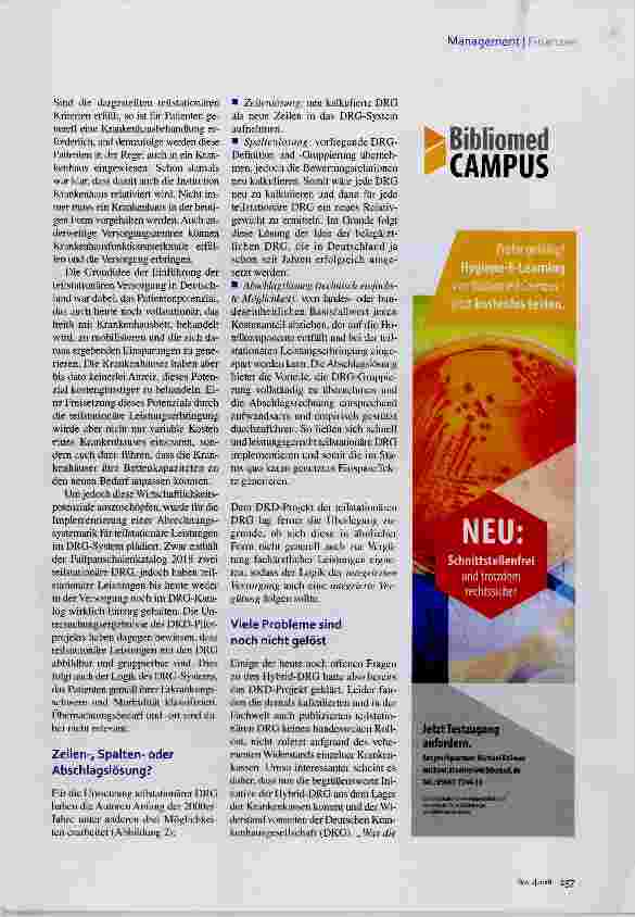 Vorschauseite 4: Hybrid-DRG Die Richtung stimmt
