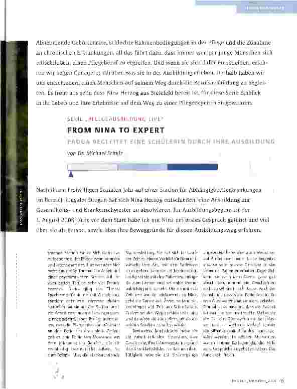 Vorschauseite 2: FROM NINA TO EXPERT