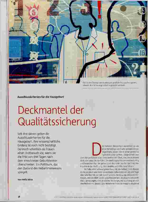 Vorschauseite 1: Deckmantel der Qualitätssicherung