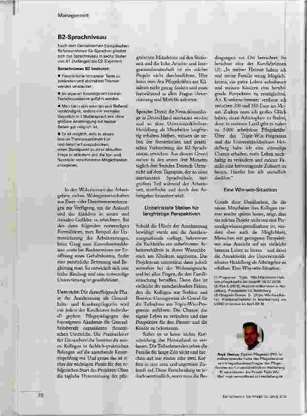 Vorschauseite 2: Ein Gewinn für alle Seiten