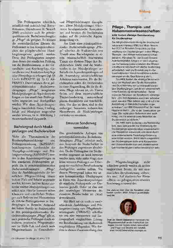 Vorschauseite 4: Berufszulassung Hochschulebene