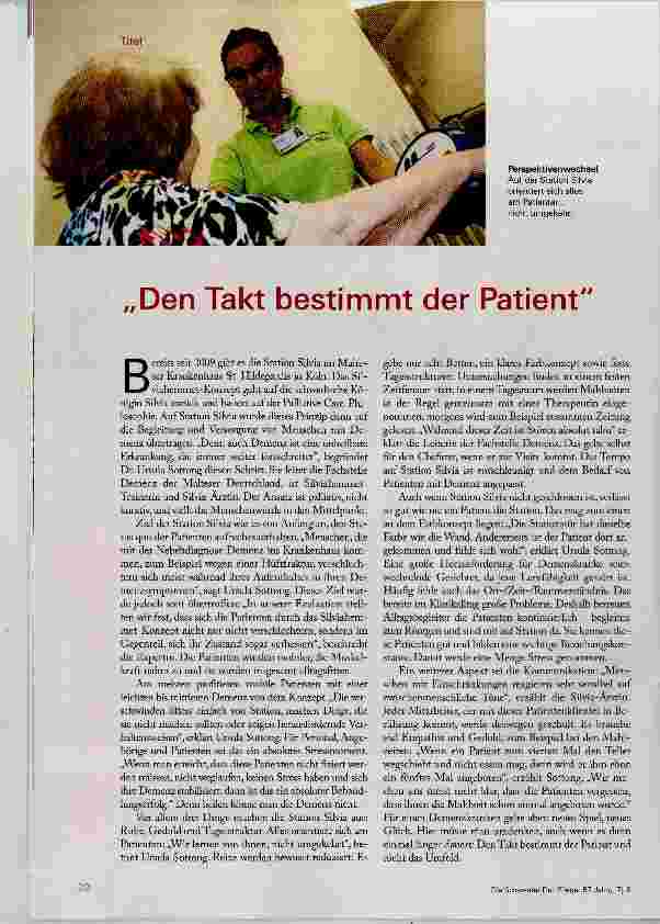 Vorschauseite 5: Weniger Patient, mehr Mensch