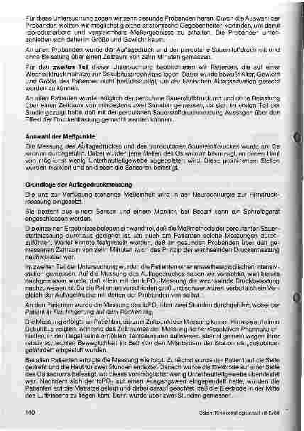 Vorschauseite 2: Wechseldruckmatratzen bei Intensivpflegepatienten
