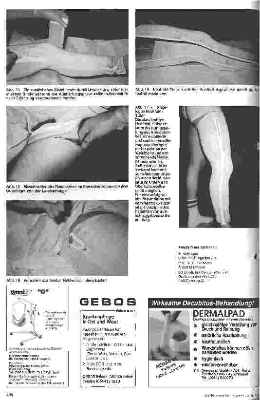 Vorschauseite 3: Schienung und Ruhigstellung des Kniegelenkes mit dem Neofrakt-Tutor