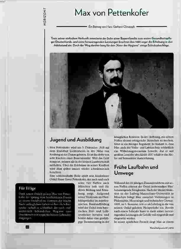 Vorschauseite 1: Max von Pettenkofer
