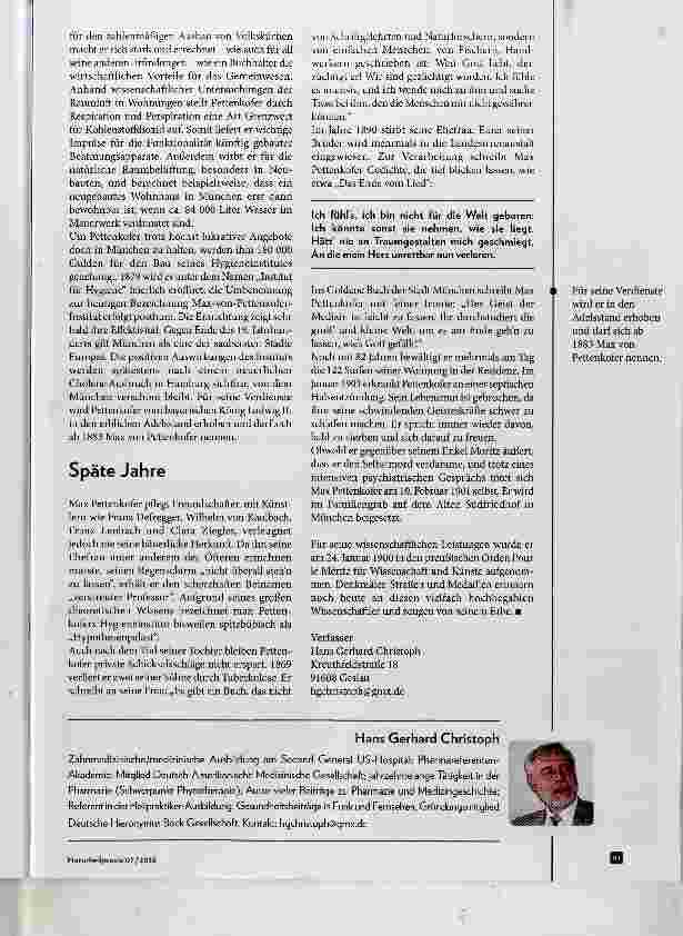 Vorschauseite 4: Max von Pettenkofer