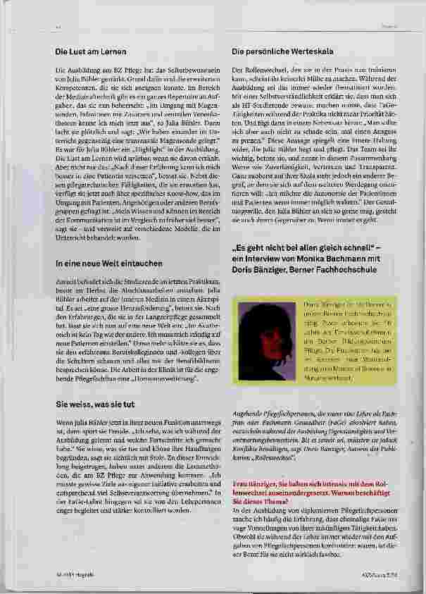 Vorschauseite 2: Sie pflegt ihre neue Rolle