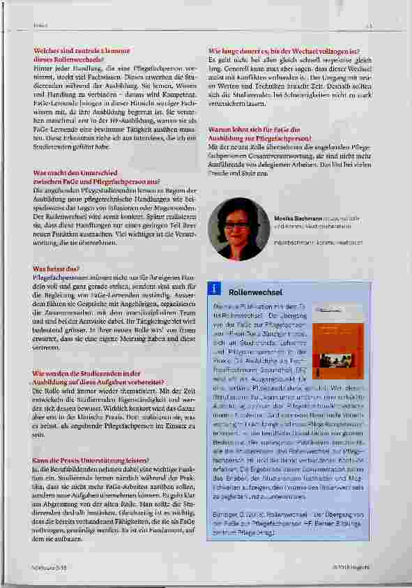 Vorschauseite 3: Sie pflegt ihre neue Rolle