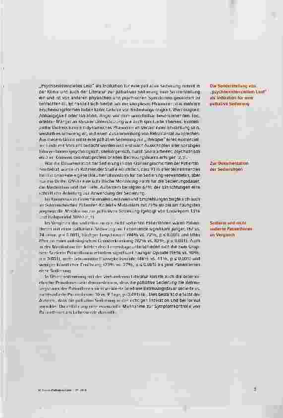 Vorschauseite 3: Die palliative Sedierung