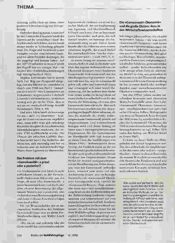 Vorschauseite 2: Gemeinwohl und Ökonomie