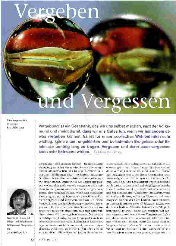 Vorschauseite 1: Vergeben und Vergessen