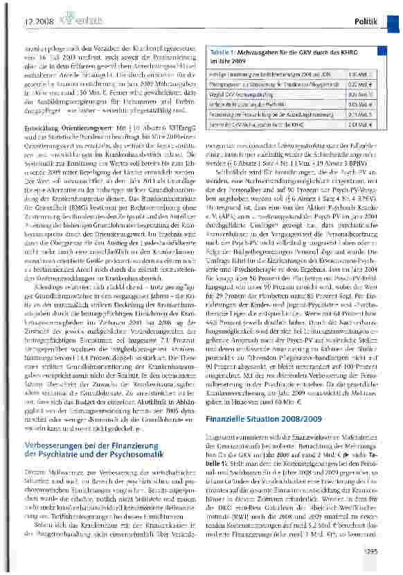 Vorschauseite 3: Parlamentarisches Verfahren für das Krankenhausfinanzierungsreformgesetz eröffnet