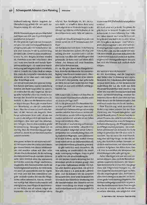 Vorschauseite 3: Für einen Kulturwandel in der Altenpflege