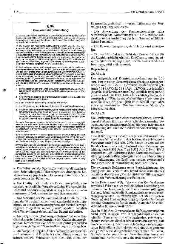 Vorschauseite 3: Stellungnahme zum Referentenentwurf des Gesundheits-Reformgesetzes (GRG)