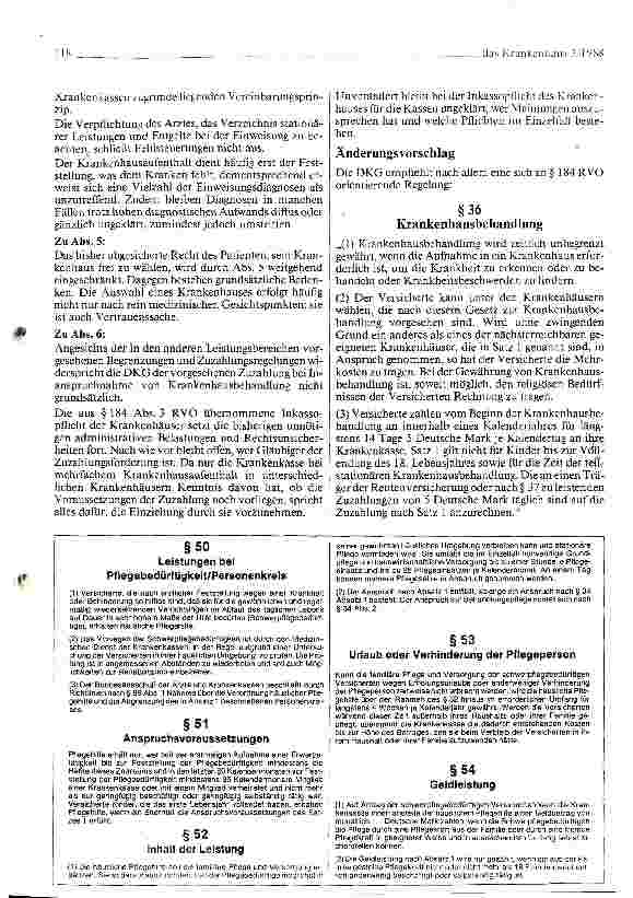 Vorschauseite 5: Stellungnahme zum Referentenentwurf des Gesundheits-Reformgesetzes (GRG)