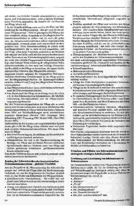 Vorschauseite 2: Zettelwirtschaft oder Dokumentationssystem