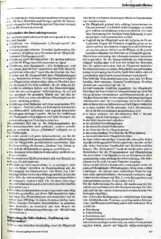 Vorschauseite 5: Zettelwirtschaft oder Dokumentationssystem