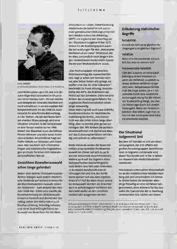 Vorschauseite 5: Wie geeignete Medizinstudierende finden?