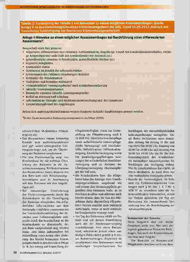 Vorschauseite 4: Aktuelle Gesetzliche Grundlagen zum Entlassmanagement nach Krankenhausbehandlung