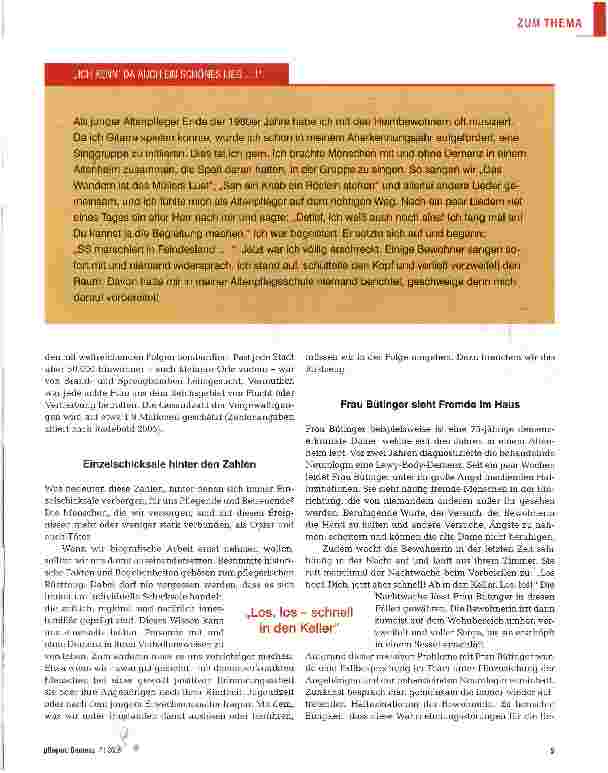 Vorschauseite 2: Damit aus Erschrecken kein Erstarren wird