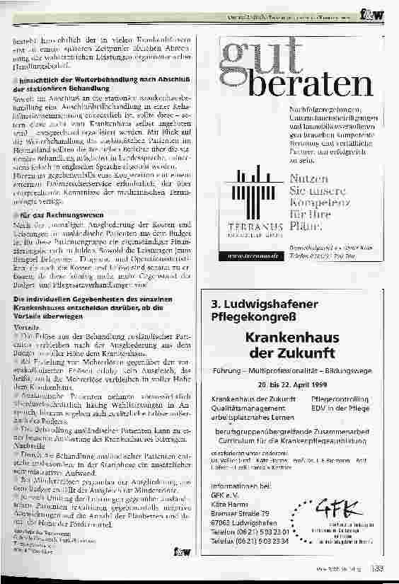 Vorschauseite 6: Der ausländische Patient im deutschen Krankenhaus Neue Aufgaben in Administration und Rechnungslegung