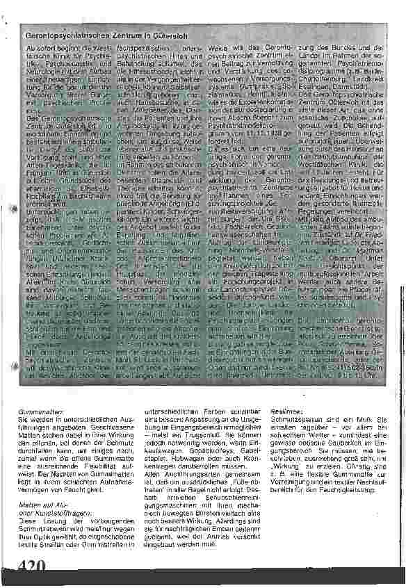 Vorschauseite 3: Optimale Gestaltung von Schmutzfangzonen