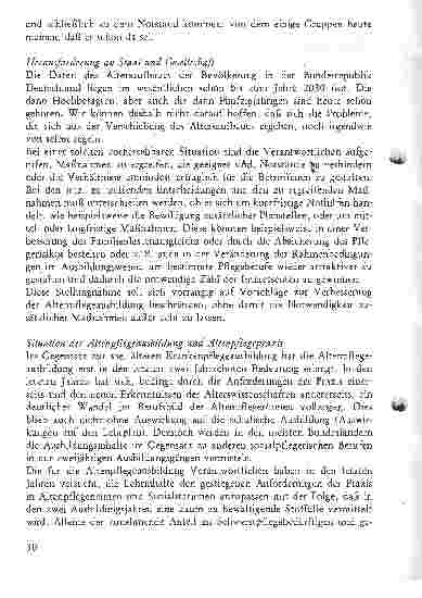 Vorschauseite 2: Gemeinsame Stellungnahme zur Reform der Altenpflegeausbildung