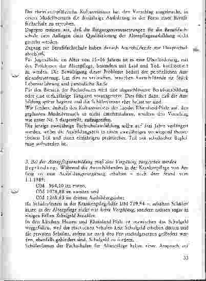 Vorschauseite 5: Gemeinsame Stellungnahme zur Reform der Altenpflegeausbildung